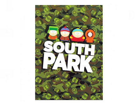 South Park Green A4 Ruit Schrift