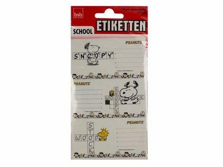 Snoopy Etiketten