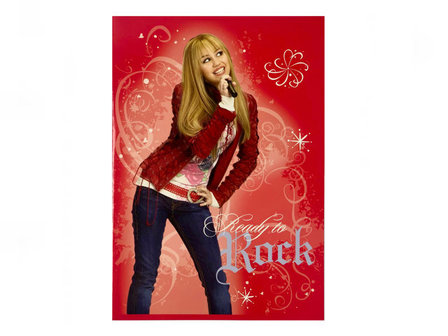 Hannah Montana A4 Ruit Schrift