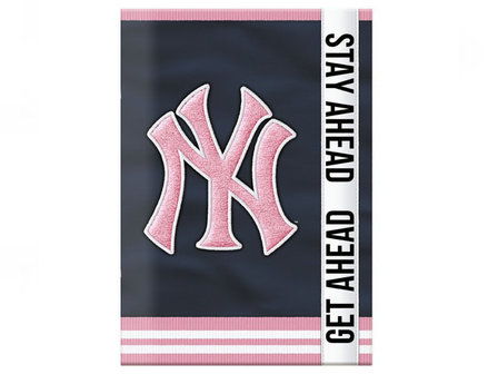 New York Yankees Pink A4 Lijn Schrift