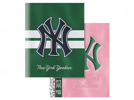 New York Yankees Girls A5 Lijn Schrift - 3 stuks