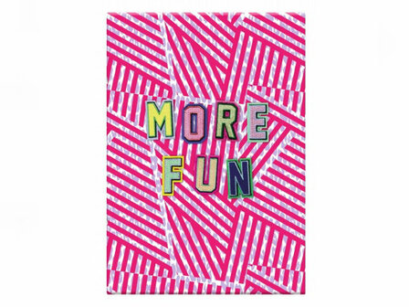 More Fun A4 Ruit Schrift