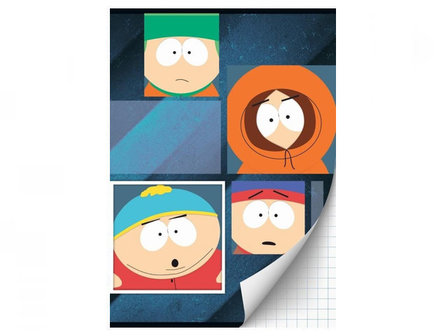 South Park A4 Ruit Schrift