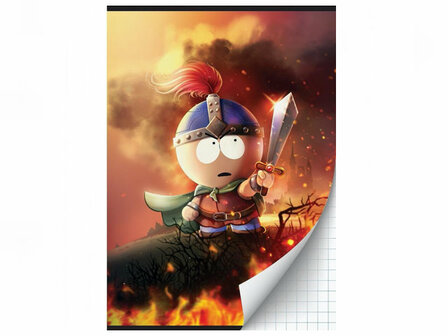 South Park Phone Destroyer A4 Ruit Schrift