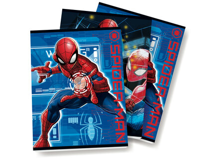 Spiderman A5 Lijn Schrift - 3 stuks