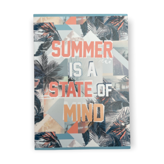 Summer Is A State Of Mind A4 Ruit Schrift - 2 stuks