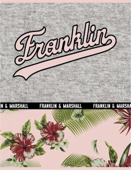 Franklin Marshall Pink Flowers A4 Lijn Schrift