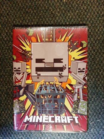 Minecraft A4 Lijn Schrift - 2 stuks 22/23